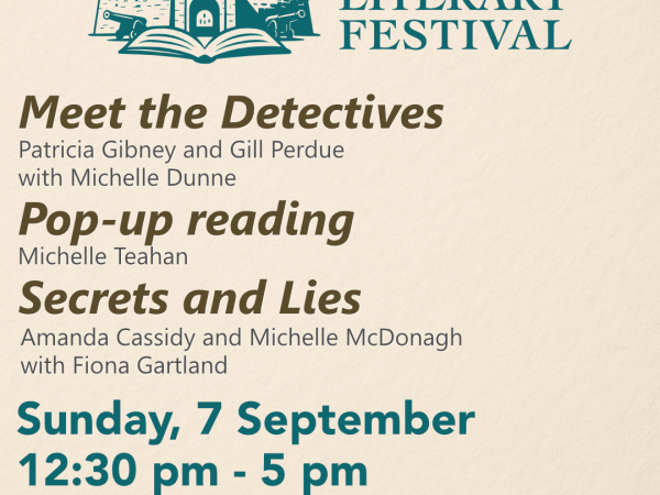 Spike Island Literary Festival Sunday Meet the Detectives & Secrets and Lies