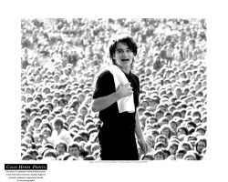Bono at Slane 1981 by Colm Henry